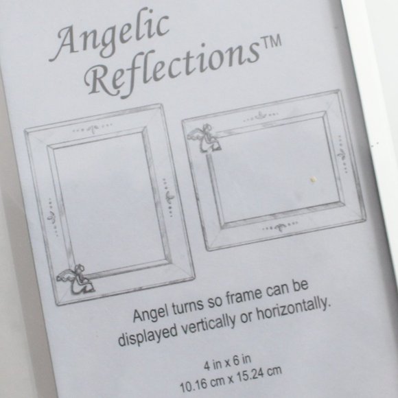 Angelic Reflections Mirrored Glass Picture Frame - Picture 3 of 10